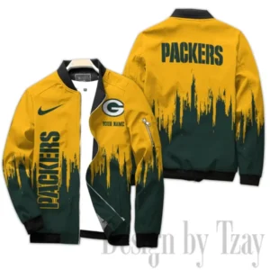 Green Bay Packers Limited Edition Custom Any Name Bomber Jacket AMCCLG000712