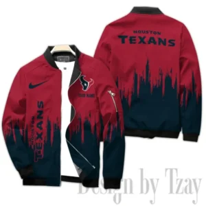 Houston Texans Limited Edition Custom Any Name Bomber Jacket AMCCLG000713