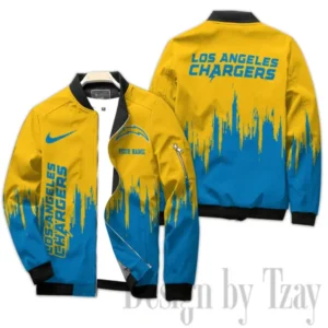 Los Angeles Chargers Limited Edition Custom Any Name Bomber Jacket AMCCLG000718
