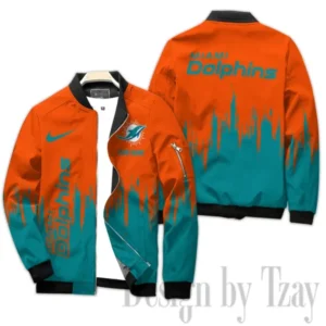 Miami Dolphins Limited Edition Custom Any Name Bomber Jacket AMCCLG000720