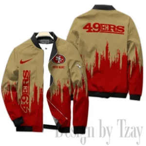 San Francisco 49ers Limited Edition Custom Any Name Bomber Jacket AMCCLG000728