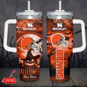 Cleveland Browns x Halloween Custom Edition Tumbler 40Oz AMCACS000365