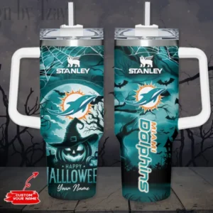 Miami Dolphins x Halloween Custom Edition Tumbler 40Oz AMCACS000377