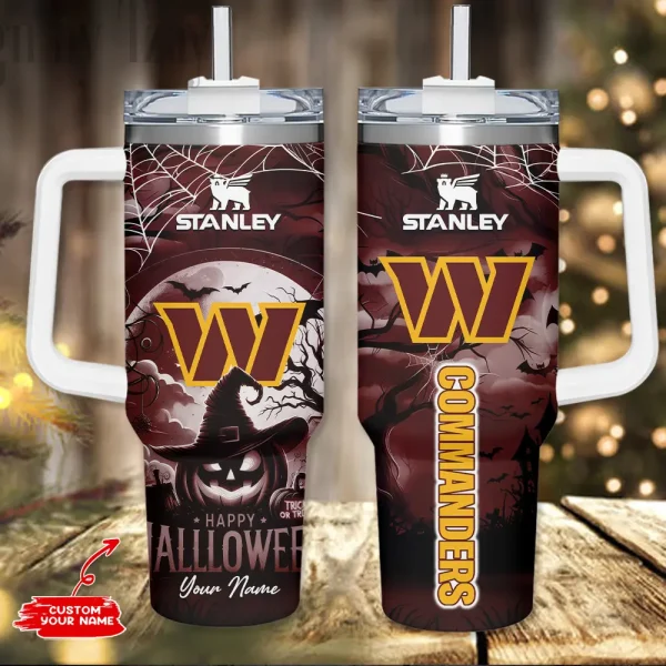 Washington Commanders x Halloween Custom Edition Tumbler 40Oz AMCACS000389 - Image 2
