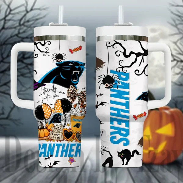 Carolina Panthers x Halloween Custom Edition Tumbler 40Oz AMCACS000394