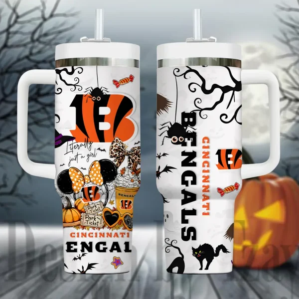 Cincinnati Bengals x Halloween Custom Edition Tumbler 40Oz AMCACS000396