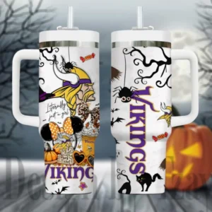 Minnesota Vikings x Halloween Custom Edition Tumbler 40Oz AMCACS000410