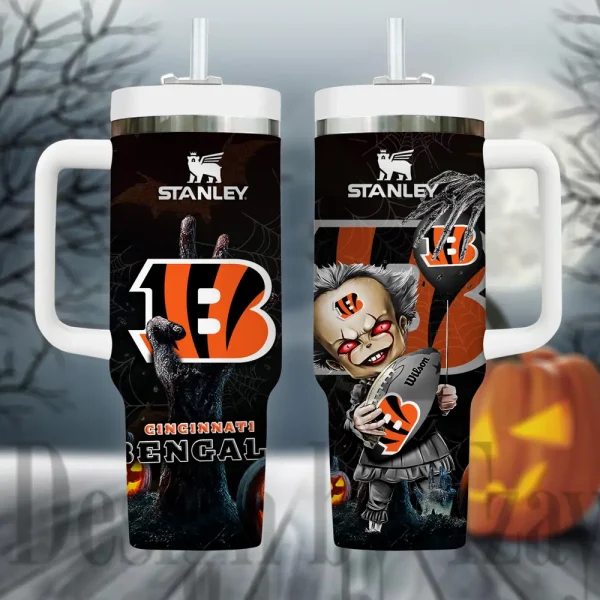 Cincinnati Bengals x Halloween Custom Edition Tumbler 40Oz AMCACS000428