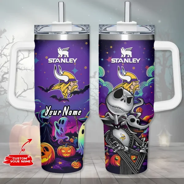 Minnesota Vikings x Halloween Custom Edition Tumbler 40Oz AMCACS000346