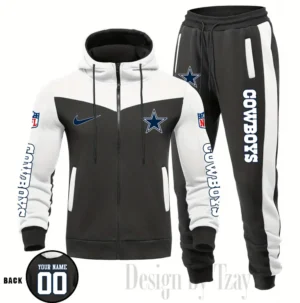 Dallas Cowboys Customized Drawstring Hooded Tracksuit AMCCLG000855