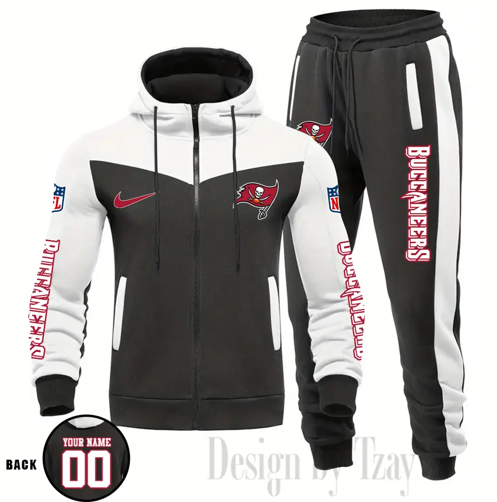 Tampa Bay Buccaneers Customized Drawstring Hooded Tracksuit AMCCLG000918 - Image 5