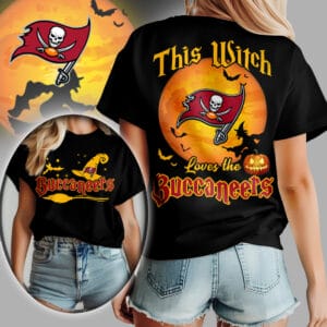 Tampa Bay Buccaneers | Premium NFL Halloween Witch Women Shirt AMCCLG000517