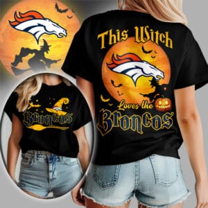 Denver Broncos | Premium NFL Halloween Witch Women Shirt AMCCLG000489