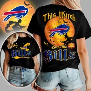 Buffalo Bills | Premium NFL Halloween Witch Women Shirt AMCCLG000478