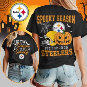 Pittsburgh Steelers | Premium Spooky Season Women Shirt AMCCLG000514