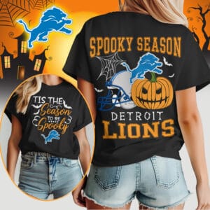 Detroit Lions | Premium Spooky Season Women Shirt AMCCLG000492