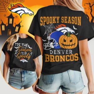 Denver Broncos | Premium Spooky Season Women Shirt AMCCLG000490
