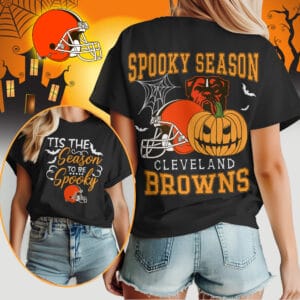 Cleveland Browns | Premium Spooky Season Women Shirt AMCCLG000486