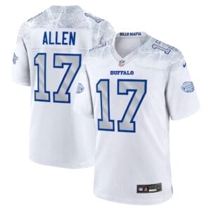 Buffalo Bills Josh Allen 2025 Rivalries Football Jersey AMCCLG000564