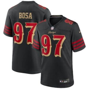 San Francisco 49ers Nick Bosa 2025 Rivalries Football Jersey AMCCLG000590
