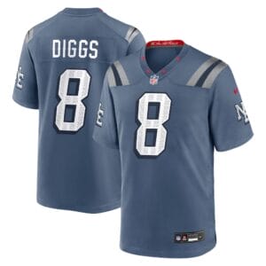 New England Patriots Stefon Diggs 2025 Rivalries Football Jersey AMCCLG000580