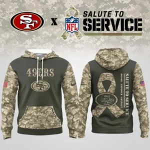San Francisco 49ers | Premium NFL Salute to Service Hoodie AMCCLG001065