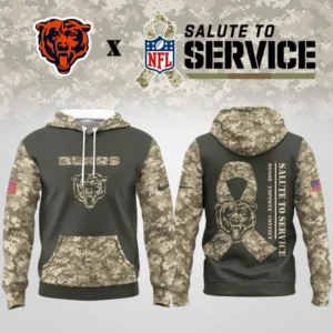 Chicago Bears | Premium NFL Salute to Service Hoodie AMCCLG001079