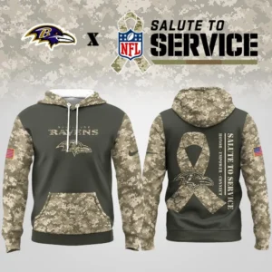 Baltimore Ravens | Premium NFL Salute to Service Hoodie AMCCLG001081