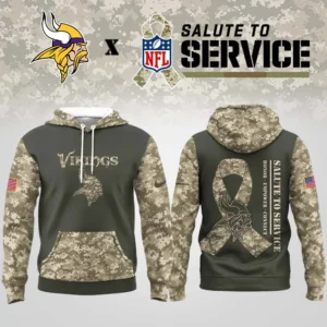 Minnesota Vikings | Premium NFL Salute to Service Hoodie AMCCLG001069
