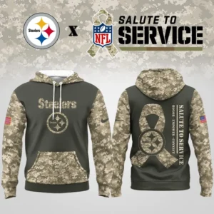 Pittsburgh Steelers | Premium NFL Salute to Service Hoodie AMCCLG001066