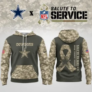 Dallas Cowboys | Premium NFL Salute to Service Hoodie AMCCLG001077