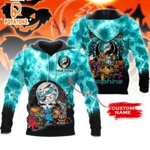 Miami Dolphins x Halloween Custom Limited Edition 3D Hoodie AMCCLG000540