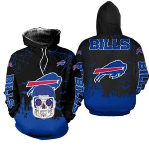 Buffalo Bills x Halloween Helmet Skull Hoodie AMCCLG000647