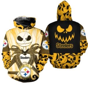 Pittsburgh Steelers x Halloween Jack Skellington Hoodie AMCCLG000653