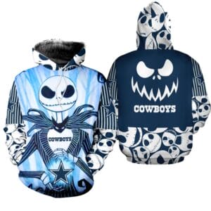 Dallas Cowboys x Halloween Jack Skellington Hoodie AMCCLG000655