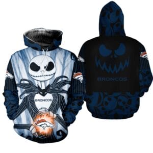 Denver Broncos x Halloween Jack Skellington Hoodie AMCCLG000658
