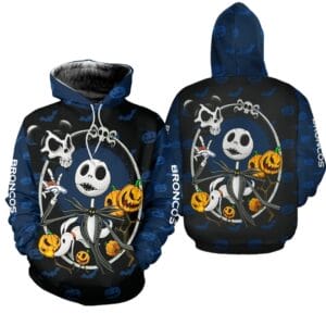 Denver Broncos x Halloween Jack Skellington Hoodie AMCCLG000668