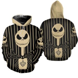New Orleans Saints x Halloween Jack Skellington Hoodie AMCCLG000680