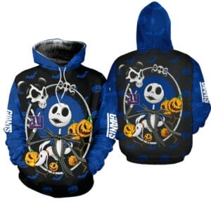New York Giants x Halloween Jack Skellington Hoodie AMCCLG000683