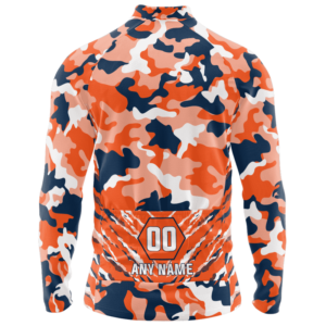 Denver Broncos Personalized Name Colorful Camo Cycling Jersey AMCCLG000625