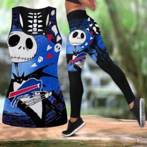 Buffalo Bills x Halloween Combo Hollow Out Tank Top and Leggings AMCCLG000738