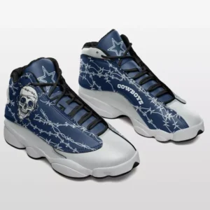 Dallas Cowboys Skulls Halloween Limited Edition AJD13 Sneakers AMCSHOES000017