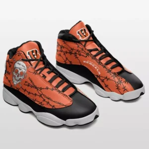 Cincinnati Bengals Skulls Halloween Limited Edition AJD13 Sneakers AMCSHOES000014