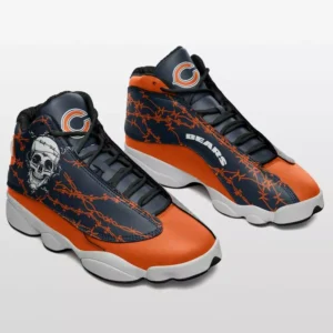 Chicago Bears Skulls Halloween Limited Edition AJD13 Sneakers AMCSHOES000012