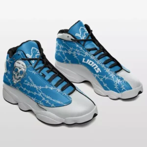 Detroit Lions Skulls Halloween Limited Edition AJD13 Sneakers AMCSHOES000020