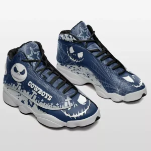 Dallas Cowboys Jack Skellington Halloween Limited Edition AJD13 Sneakers AMCSHOES000016