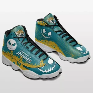 Jacksonville Jaguars Jack Skellington Halloween Limited Edition AJD13 Sneakers AMCSHOES000032