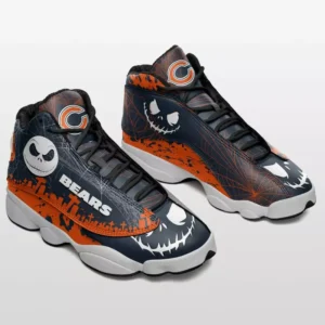 Chicago Bears Jack Skellington Halloween Limited Edition AJD13 Sneakers AMCSHOES000010