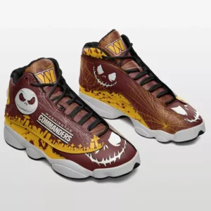 Washington Commanders Jack Skellington Halloween Limited Edition AJD13 Sneakers AMCSHOES000058
