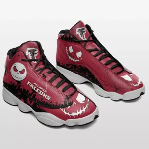 Atlanta Falcons Jack Skellington Halloween Limited Edition AJD13 Sneakers AMCSHOES000004